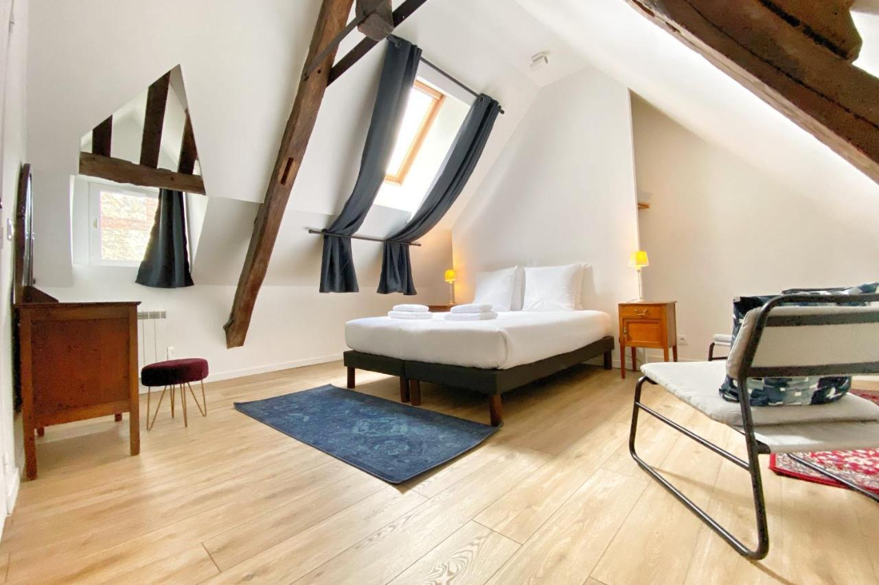 Villa La Terrasse Notre Dame - Casa di carattere - 4P - Centre Honfleur Esterno foto