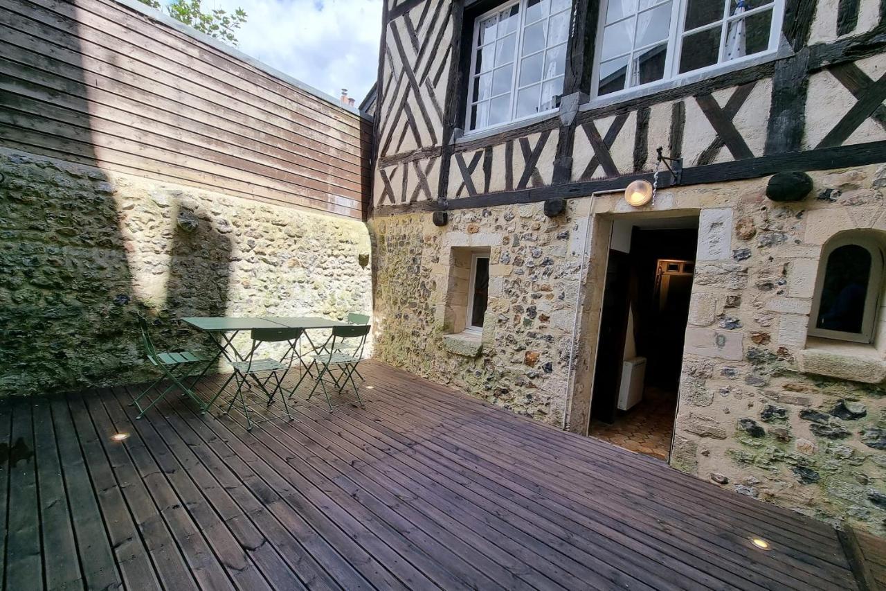 Villa La Terrasse Notre Dame - Casa di carattere - 4P - Centre Honfleur Esterno foto